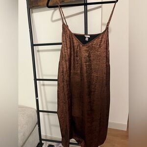 a new day Bronze Slip Dress